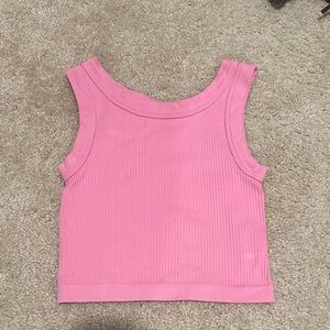 Urban Outfitters Hot Pink Ribbed Tank Top